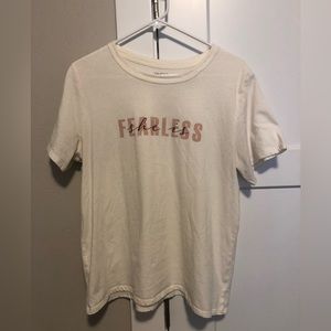 White t shirt size LG